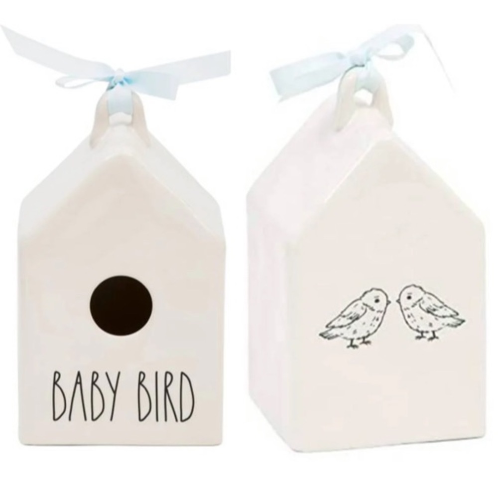 🆕 [Rae Dunn] Baby Bird (Blue) Birdhouse